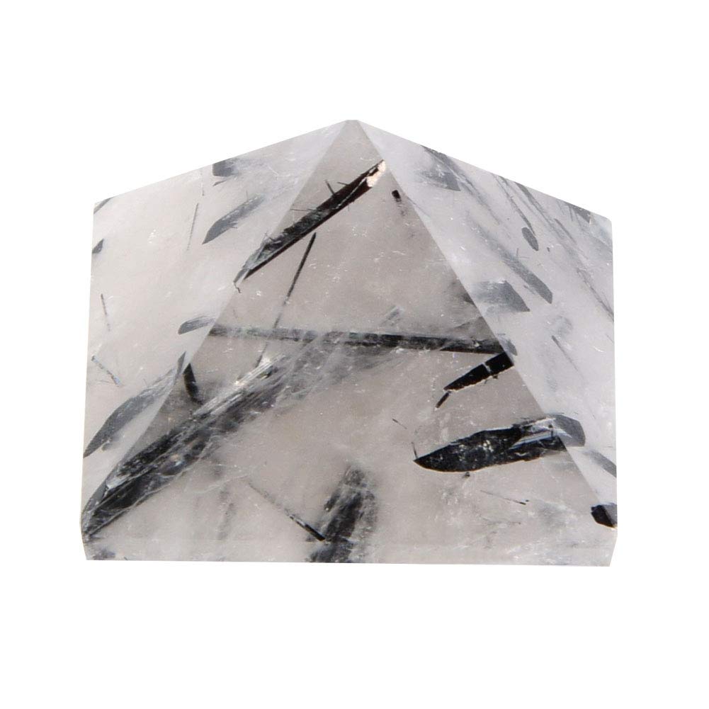 01 Quartz Pyramid Home Decor - Feng Shui Crystal Pyramid for Positive Energy, Unique Gift for Family & Friends - Perfect for Meditation, Office Desk & Spiritual Healing