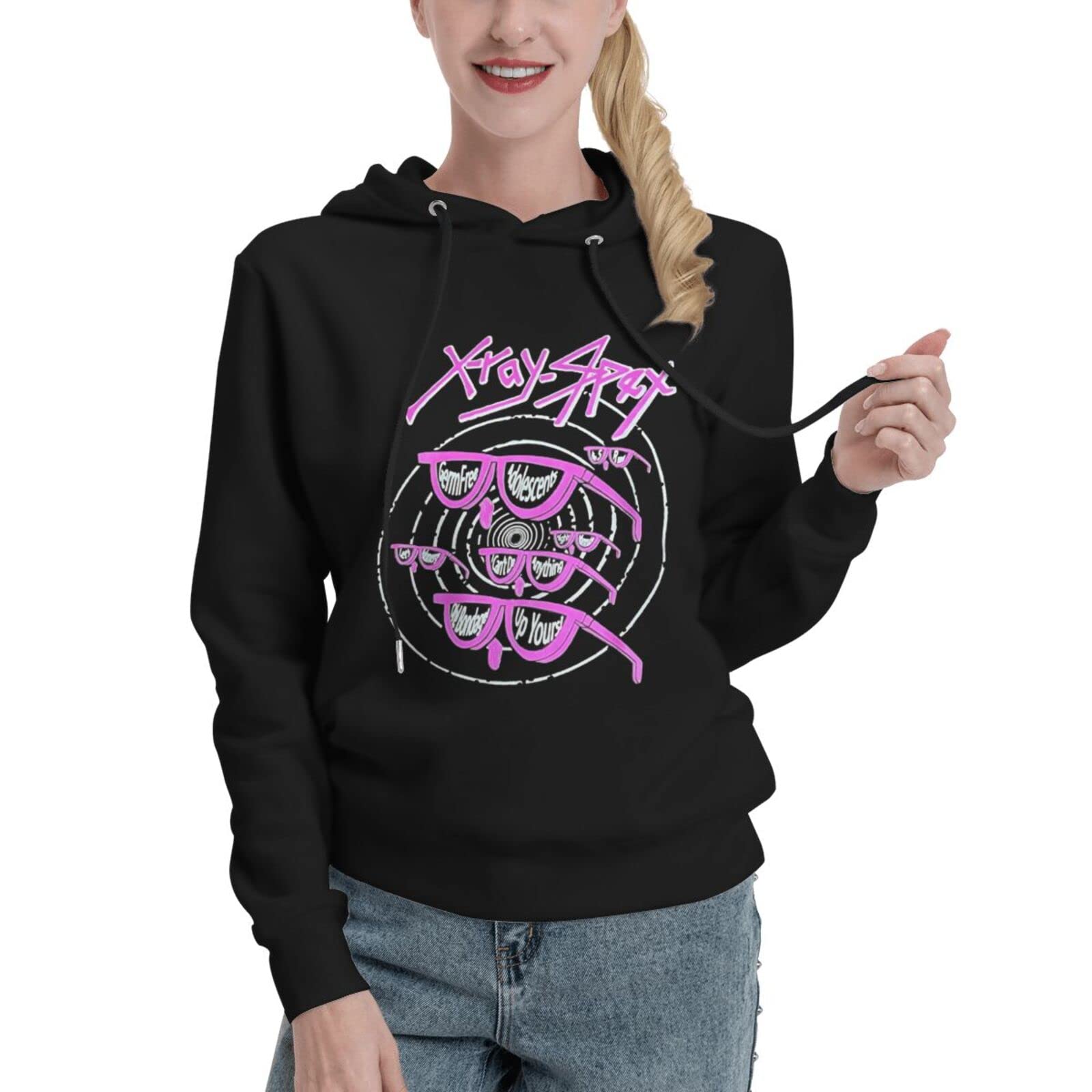 Women's Long Sleeve Hooded Sweater - Casual Pullover Hoodie for Fall & Winter | Cozy Lounge Wear, Outdoor Activities, and Street Style Fashion