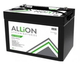 ALLiON 12V 80Ah Deep Cycle Lithium Battery for RVs, Marine, Solar Power & Off-Grid Applications - Lightweight & Long-Lasting Rechargeable Power Solution