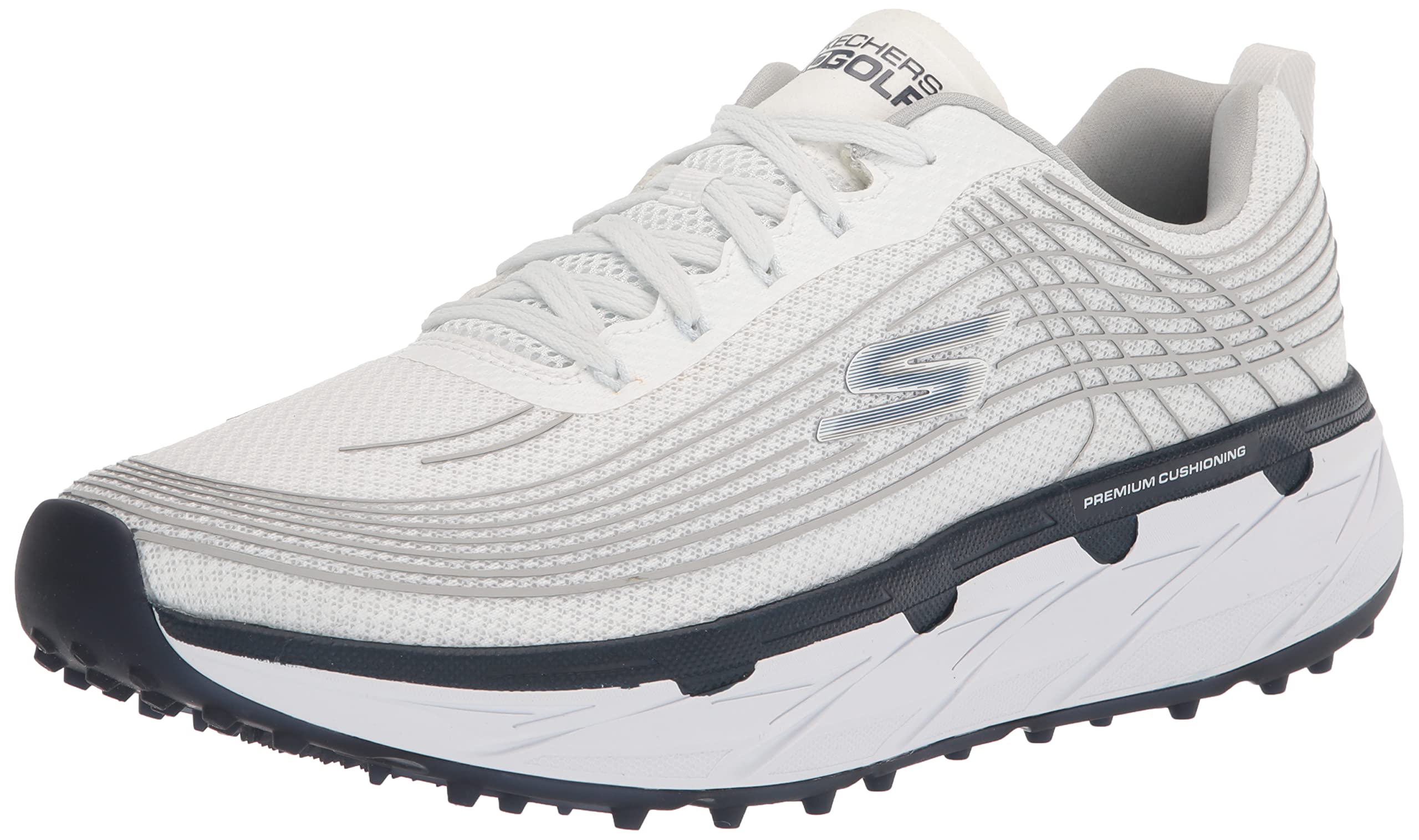 Skechers Men's Go Ultra Max Spikeless Golf Shoes - Lightweight Comfortable Walking & Golf Sneakers for Men - Perfect for Golf Course, Driving Range & Casual Wear