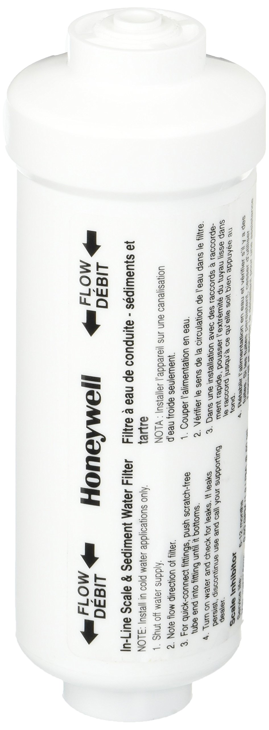 Protech 50028044-001 Inline Water Filter with Scale and Sediment Removal - Whole House Water Filtration System for Clean Drinking & Shower Use