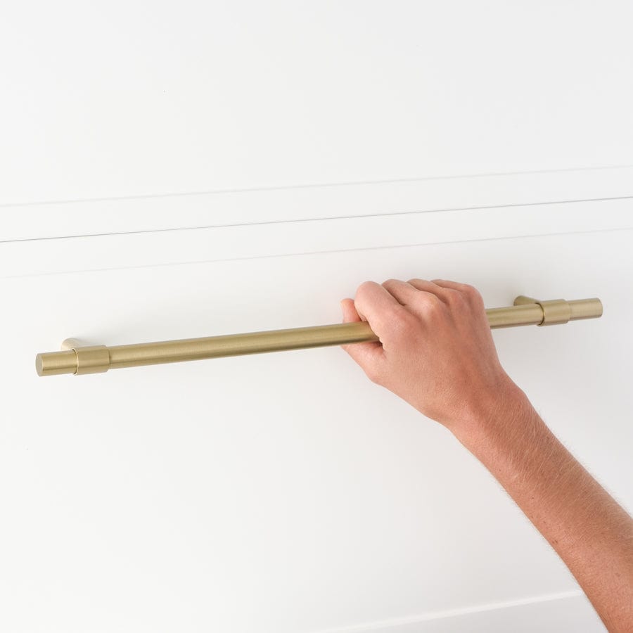 400mm Warm Brushed Nickel Cabinet Pull - Elegant Drawer Handle for Kitchen, Bathroom & Furniture Upgrade | Durable Hardware for Modern Home Decor