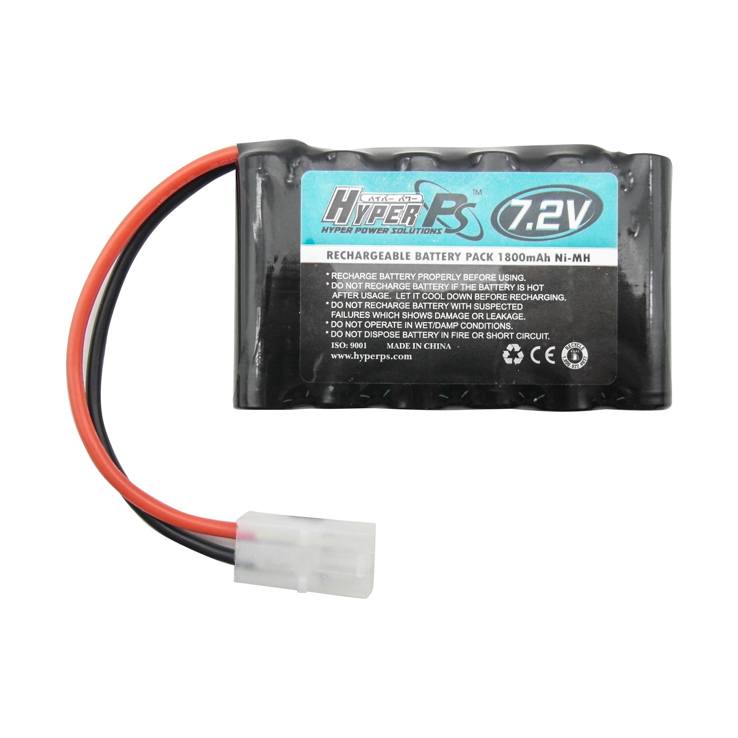 7.2V 1800mAh Ni-MH Rechargeable Battery for RC Cars & Drones