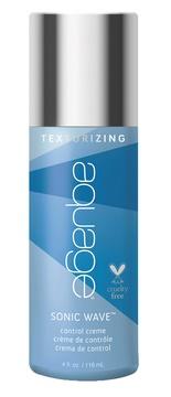 Aquage Sonic Wave Control Creme 4 oz - Styling Cream for Frizz Control & Heat Protection - Perfect for Curly, Wavy & Straight Hair - Salon Quality Hair Care Product