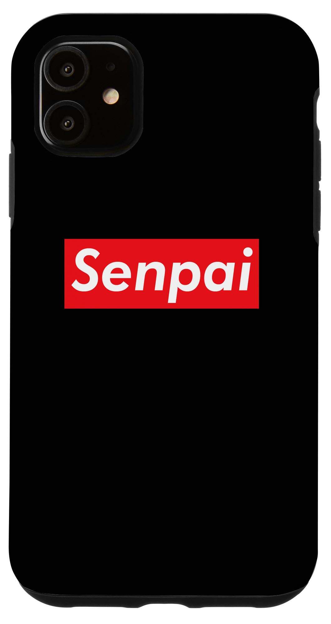 iPhone 11 Case with Senpai Box Logo - Trendy Protective Phone Cover for Daily Use, School & Work | Shockproof & Scratch Resistant