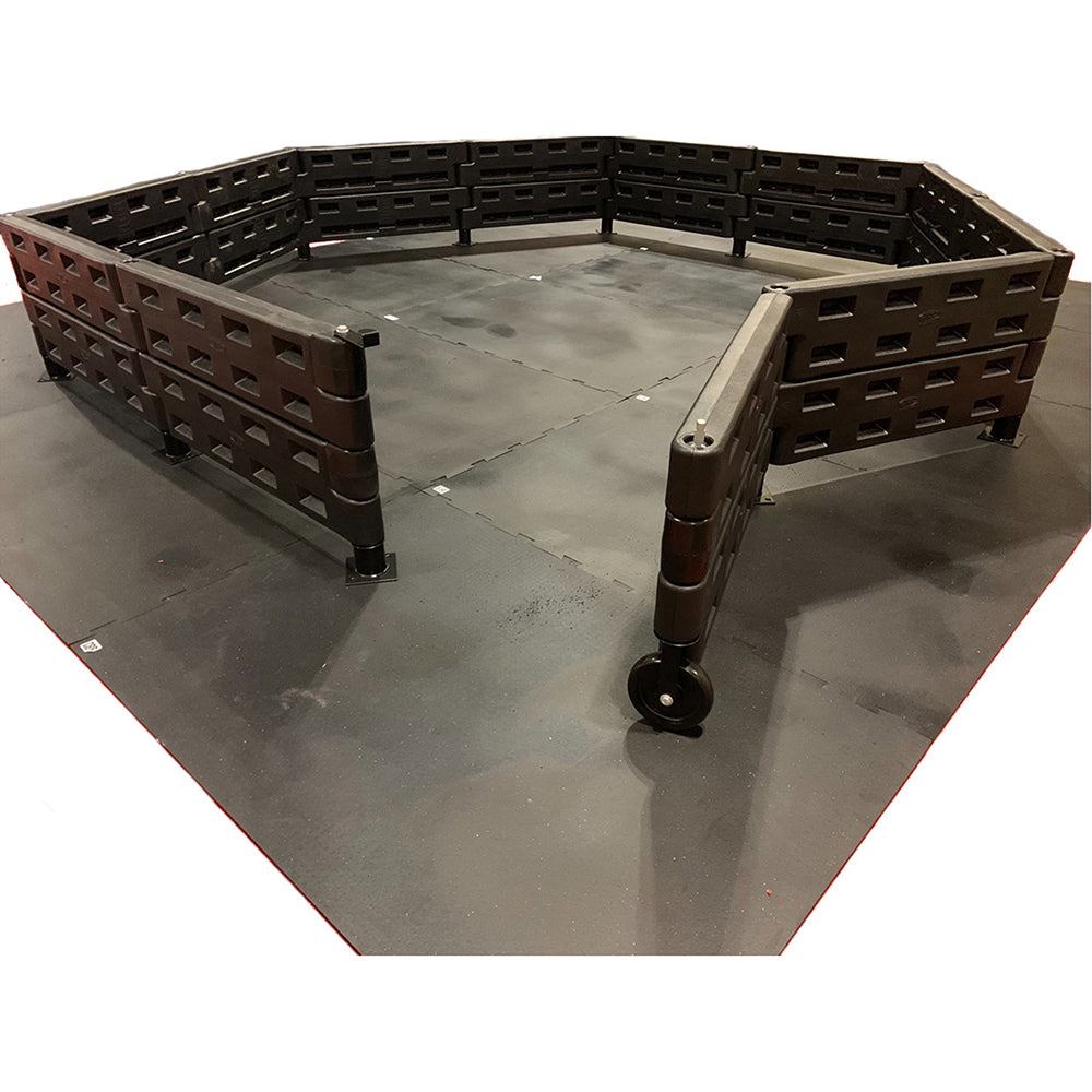 15 Foot GaGa Pit Flooring Kit - Durable & Portable Game Mat for Outdoor Play - Perfect for Backyard, School, and Park Activities
