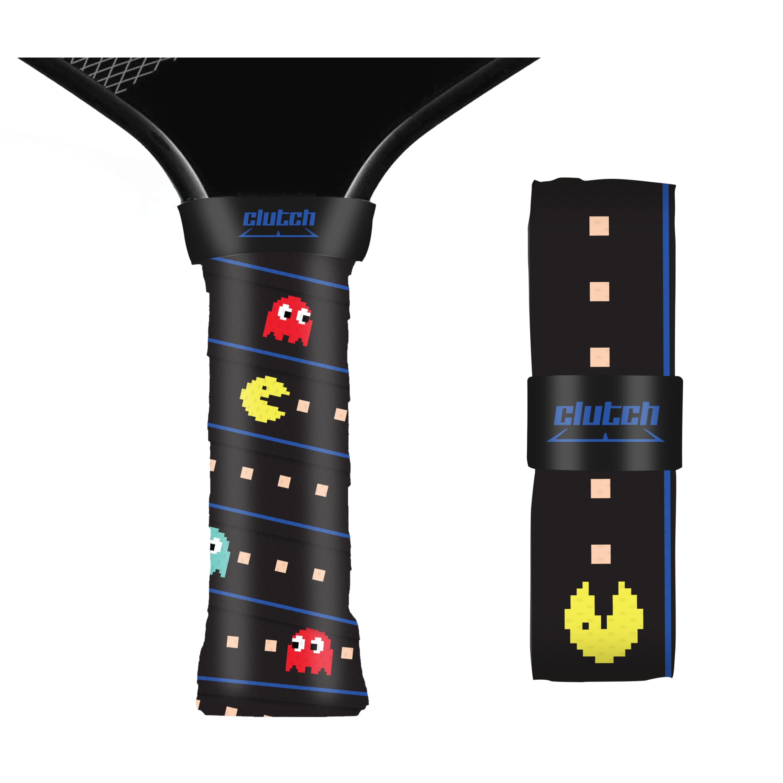 Clutch Sports Apparel 1.0 mm Anti-Slip Pickleball Paddle Grip Tape | High-Durability Cushion Grip for Pickleball & Tennis Rackets | Adjustable Wrap for Enhanced Control & Comfort | Perfect for Indoor & Outdoor Play