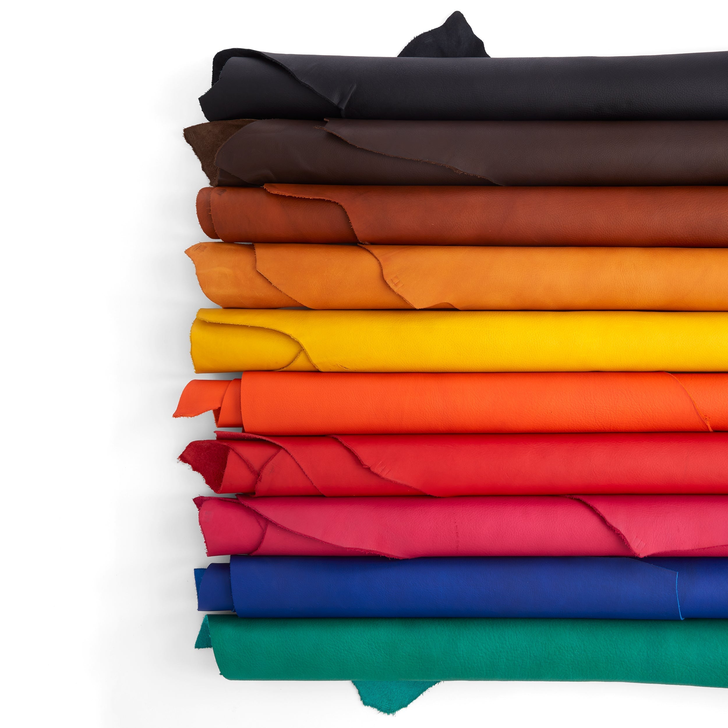 Premium Vibrant Dyed Vegetable Tanned Leather Double Shoulder Bag - Durable & Stylish for Work, Travel & Everyday Use