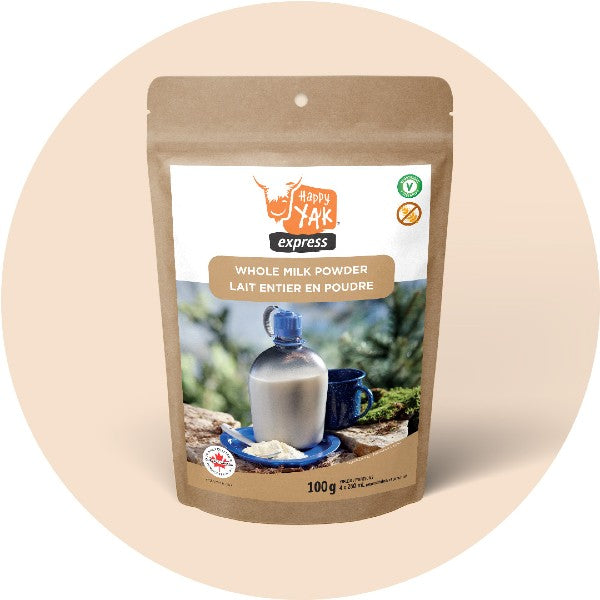 Happy Yak Whole Milk Powder - 100% Pure, Non-GMO, Rich in Calcium & Vitamins - Perfect for Baking, Coffee Creamer, and Healthy Smoothies