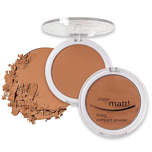 Reddhoon Matte Fixing Powder - Oil Control Makeup Base & Long-Lasting Setting Powder for Flawless Matte Finish | Compact Pressed Powder Foundation | Perfect for Daily Wear, Photo Shoots & Special Occasions