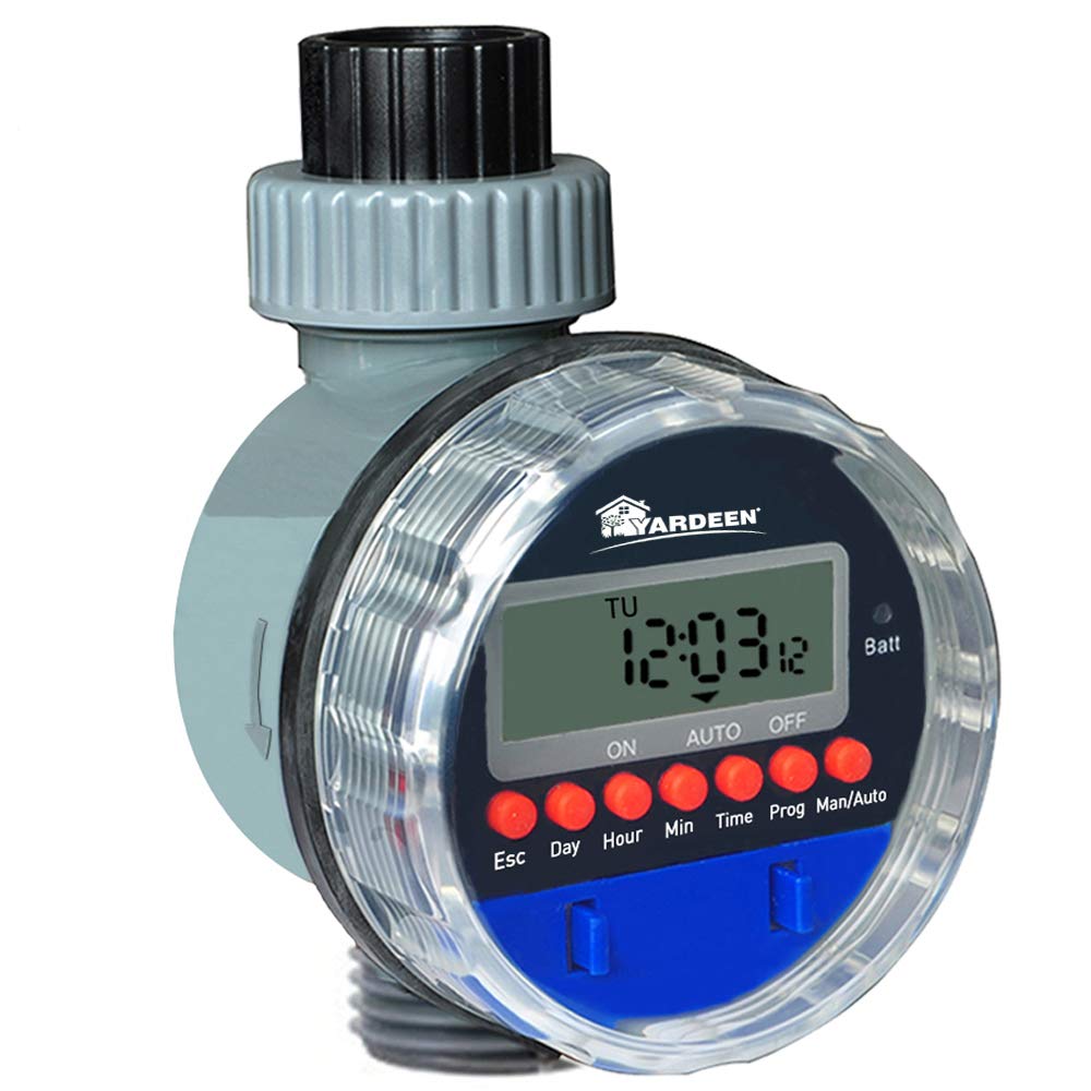 Smart Digital Water Timer for Garden Irrigation - LCD Display, Waterproof, No Water Pressure Required - Perfect for Automatic Lawn & Plant Watering System
