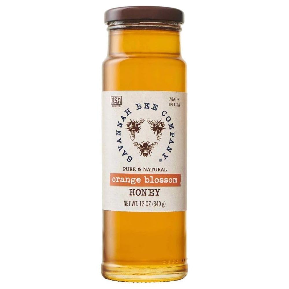 Savannah Bee Company Pure Raw Natural Honey - Unfiltered, Unprocessed, 100% Organic | Perfect for Tea, Baking, Smoothies & Healthy Recipes