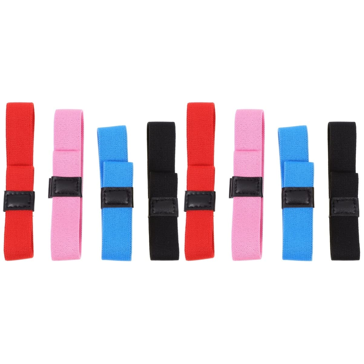 BESTonZON 8-Pack Universal Lunch Box Straps - Elastic Bento Box Bands for Kids & Adults - Secure & Portable Food Container Holders for School, Office, Picnics & Outdoor Activities