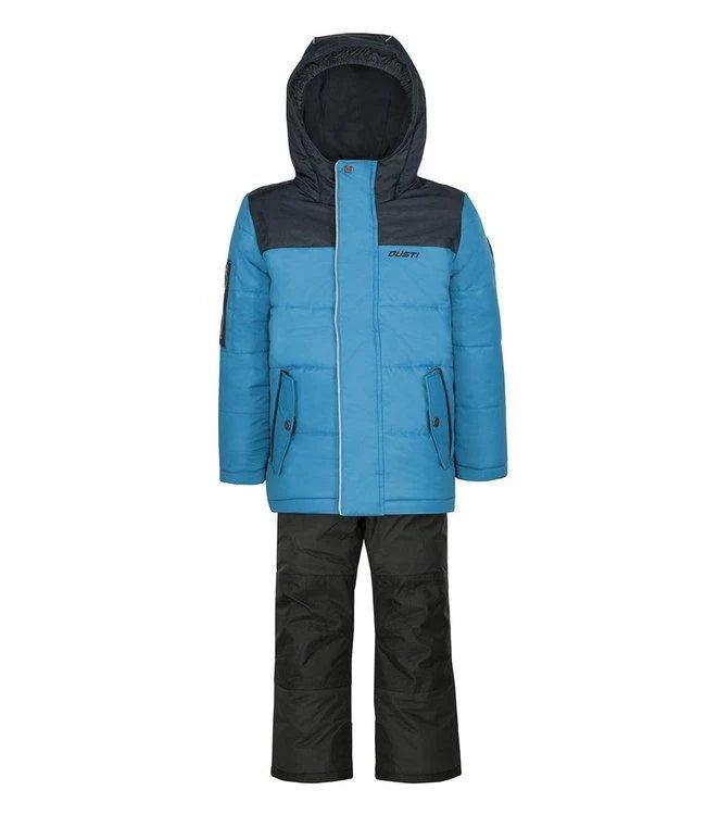 Gusti Boys Snow Suit - Waterproof Winter Snowsuit for Toddlers & Kids, Insulated Warm Snow Jacket & Pants Set, Blue - Perfect for Skiing, Snowboarding & Outdoor Winter Play