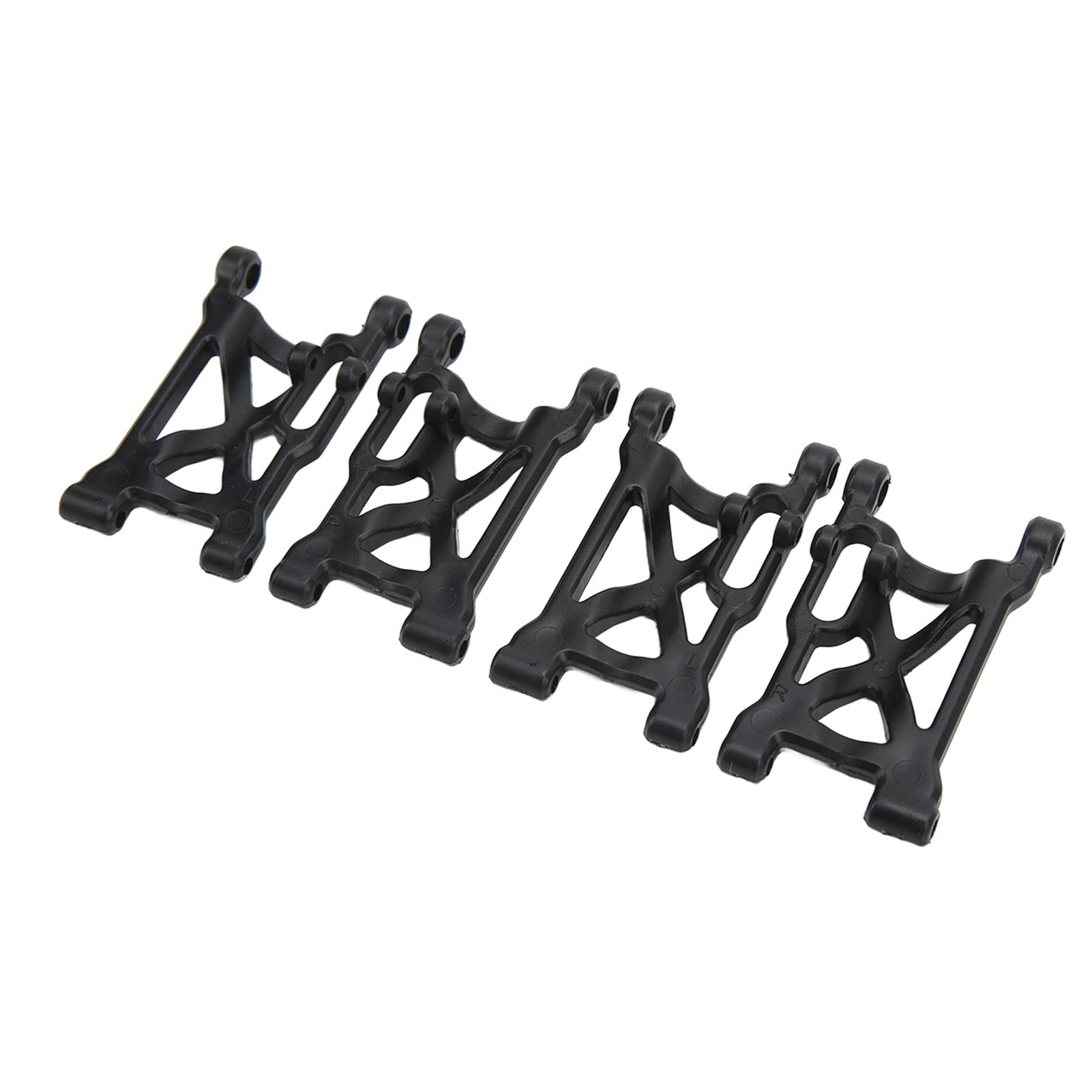 Premium RC Car Swing Arm Set - 4-Piece Lightweight Black Plastic Left & Right Arms for 12427 RC Models | Easy Installation | Perfect for Off-Road Racing & RC Car Upgrades