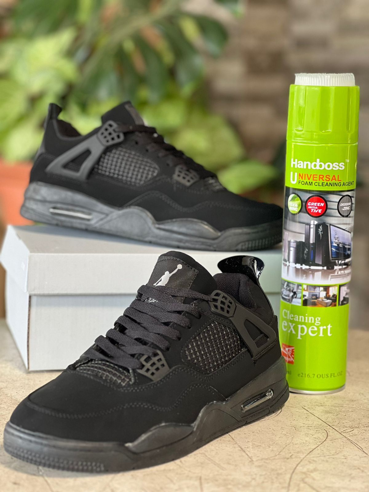 Nike Air Jordan 4 Retro Men's Basketball Shoes - Black Cement - High-Top Sneakers for Basketball, Streetwear & Casual Style