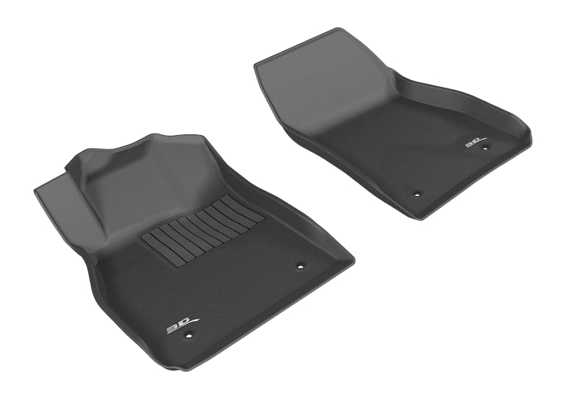 3D MAXpider Kagu Custom Fit Floor Mats for 2013-2015 Chevrolet Malibu (1st Row) - All-Weather Protection & Anti-Slip Design | Perfect for Daily Commuting, Road Trips & Winter Driving