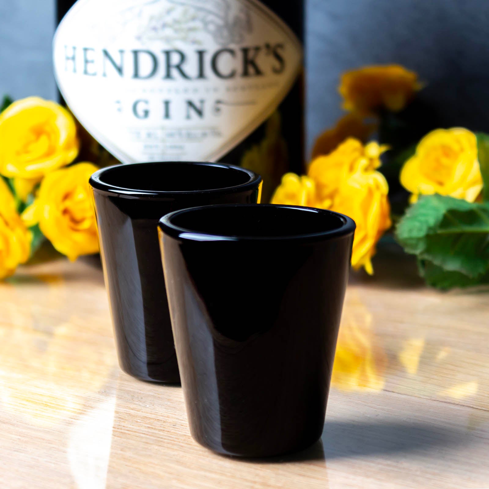 BarConic® 1.75 oz Black Shot Glass - Premium Barware for Cocktails, Liquor & Party Drinking - Perfect for Home Bars, Parties & Gifts