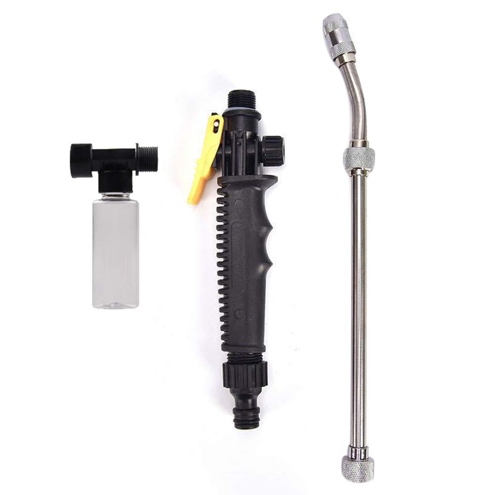 YOZUMD Garden Cleaning Water Range Hood Spray Nozzle - 35/53cm Pressure Hose for Car Wash & Home Cleaning (Outdoor, Kitchen, Patio Use)