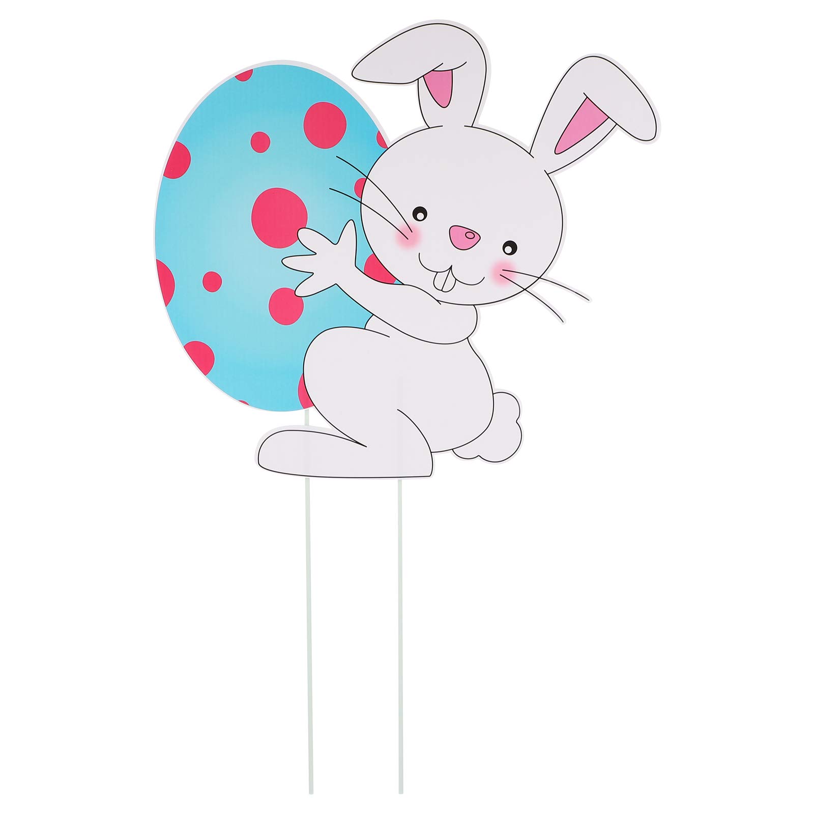 Easter Yard Sign - 1pc Easter Garden Lawn Decoration for Outdoor Party & Spring Scene | Perfect for Easter Celebrations, Home Decor, and Festive Gatherings