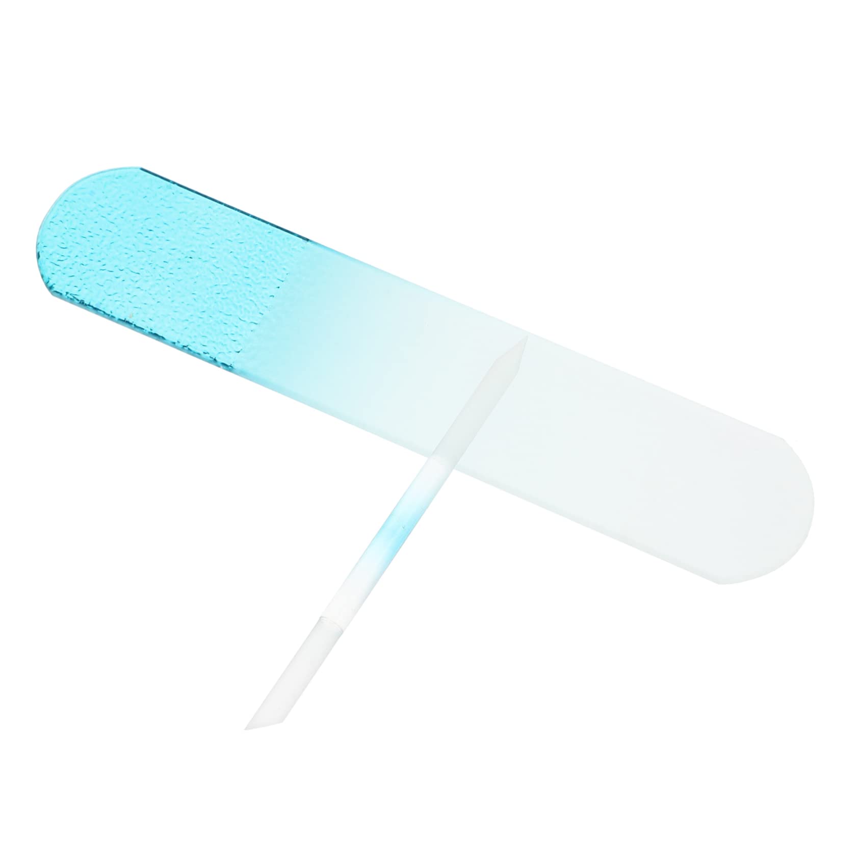 2pcs Glass Nail File Set for Women - Manicure & Baby Care Kit - Reusable & Natural Nails - Home & Travel Use