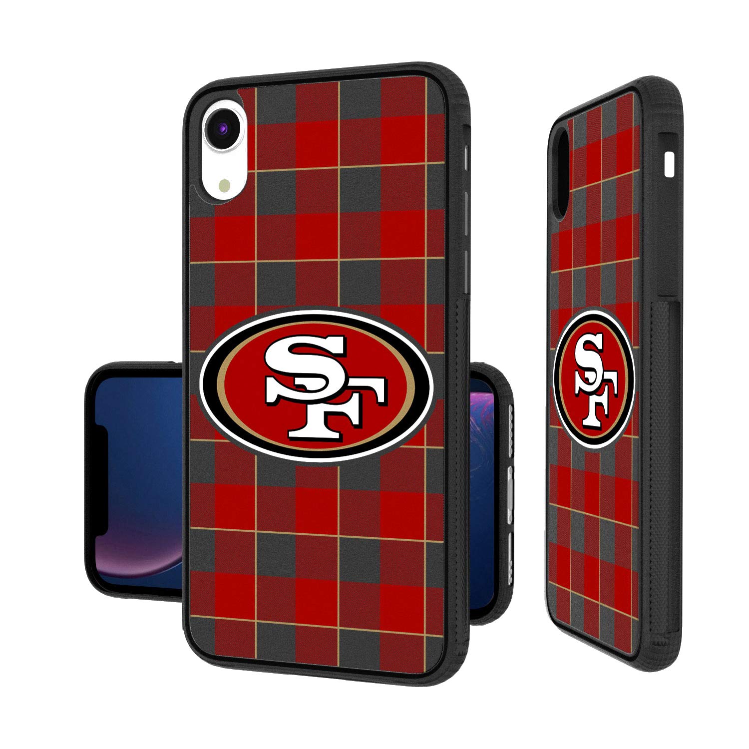 NFL iPhone Plaid Design Bumper Case - Durable Protective Phone Cover for Football Fans | Perfect for Game Day & Everyday Use