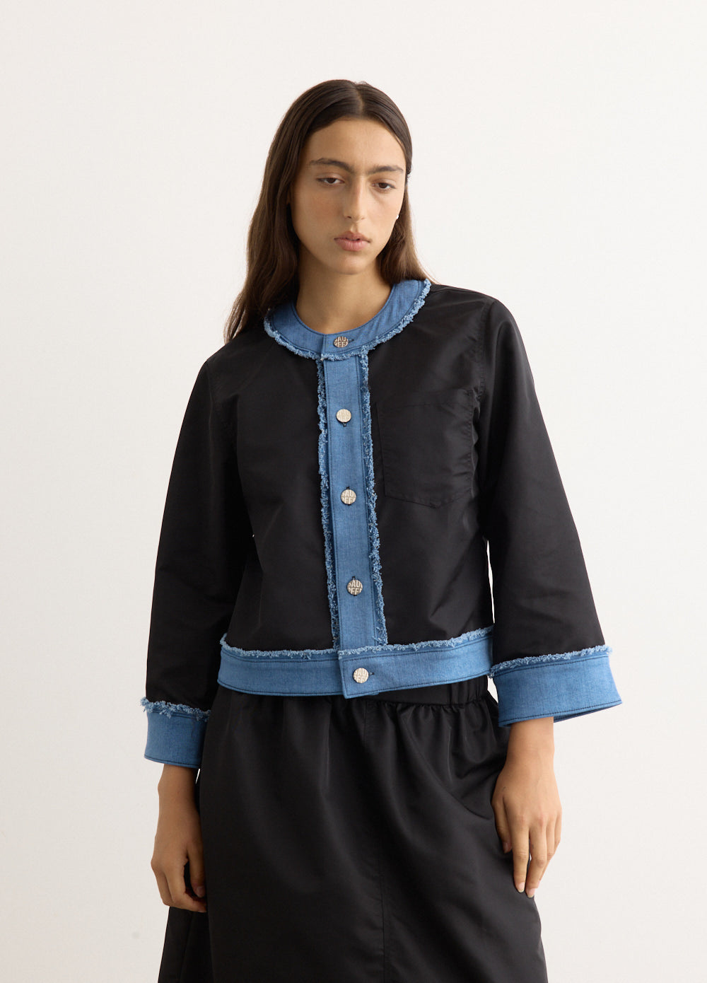Babette Black Women's Jacket - Stylish Outerwear for Fall & Winter | Perfect for Casual Outings & Office Wear