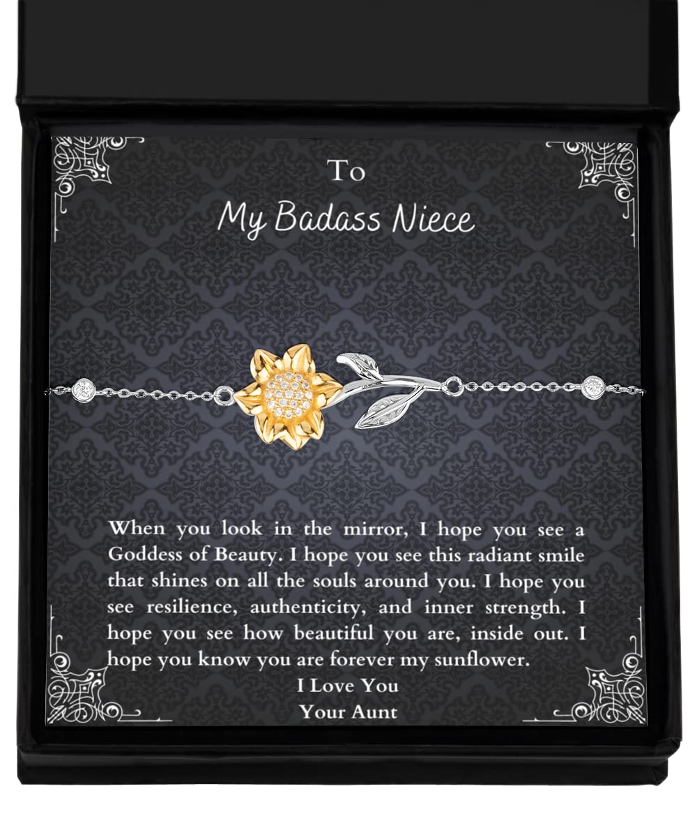 925 Sterling Silver Bracelet for Women & Girls - Elegant Birthday, Graduation Gift for Niece, Daughter & Loved Ones | Perfect Aunt to Niece Present, Sister Jewelry | Ideal for Parties, Anniversaries & Special Occasions