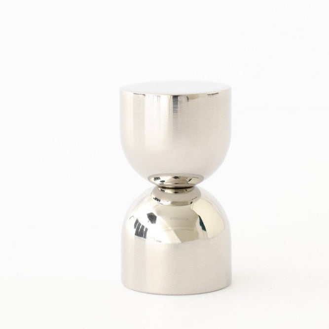 Polished Nickel Double Cup Cabinet Knob and Wall Hook - Elegant Hardware for Kitchen Cabinets, Bathroom Vanity & Home Decor