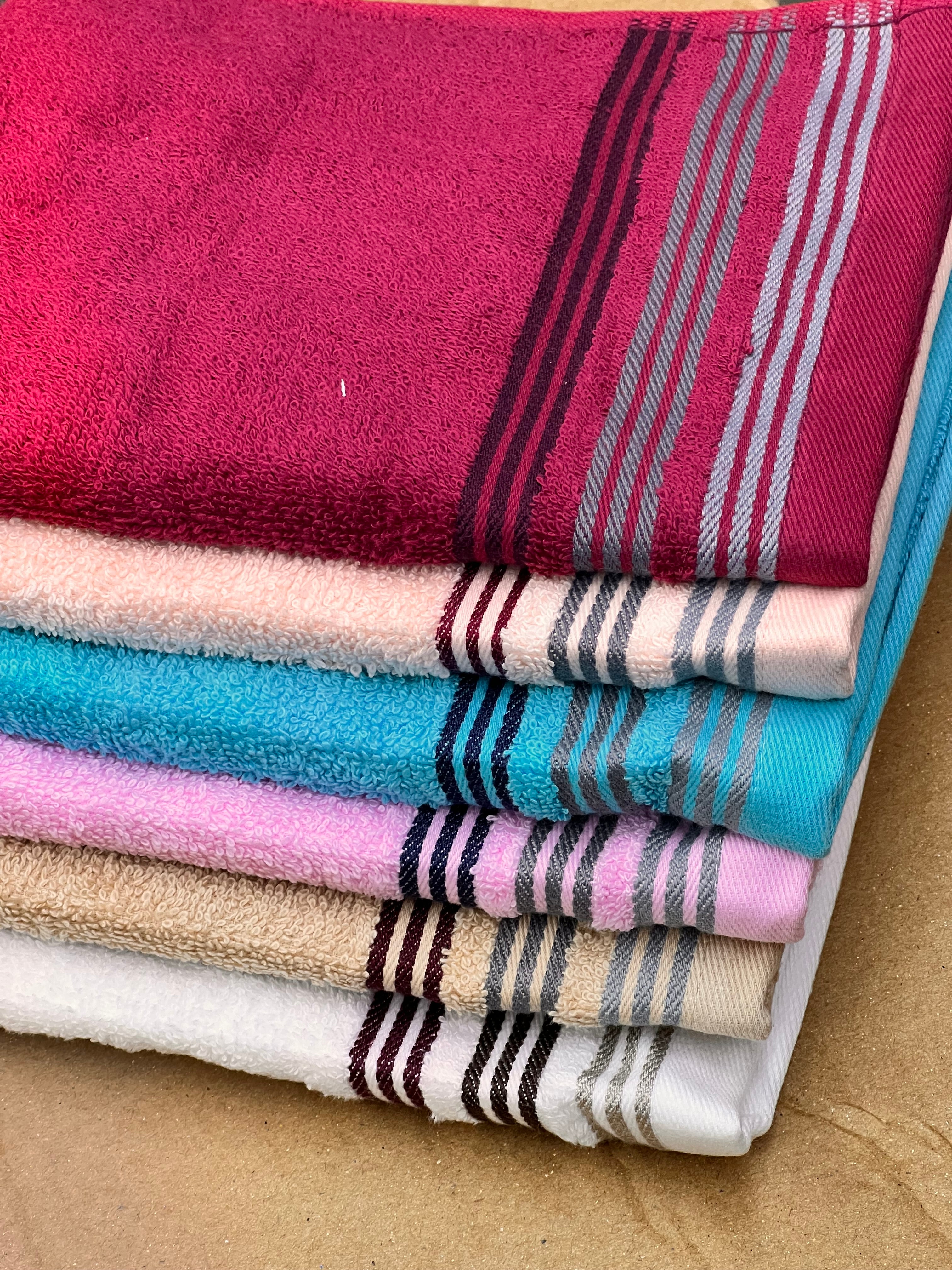 Premium 6-Piece Hand and Face Towel Set - Soft, Absorbent & Quick-Drying Bath Towels for Home, Gym, Spa & Travel (White)