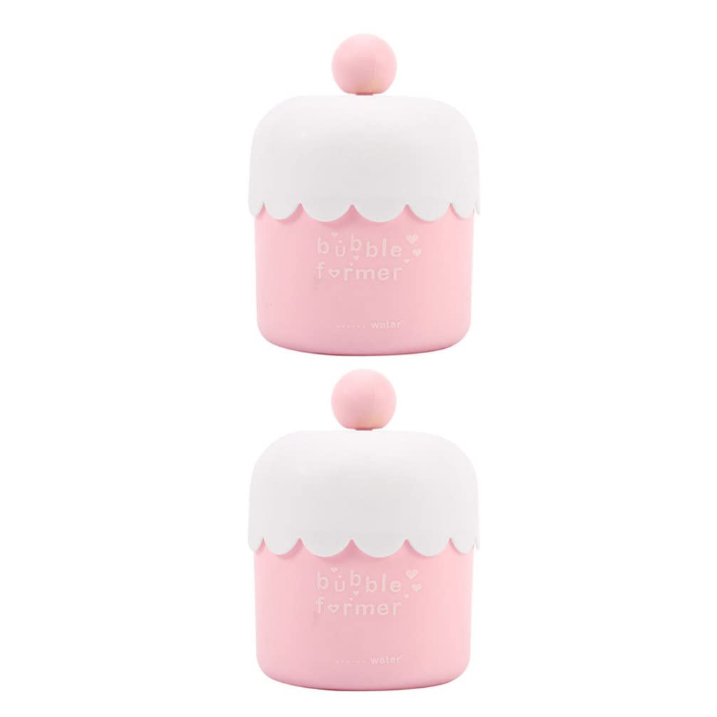 2pcs Facial Foaming Cup Set - Electric Foam Maker for Deep Face Cleansing, Bubble Maker for Gentle Skin Care - Perfect for Bathroom, Spa & Travel Skincare Routine