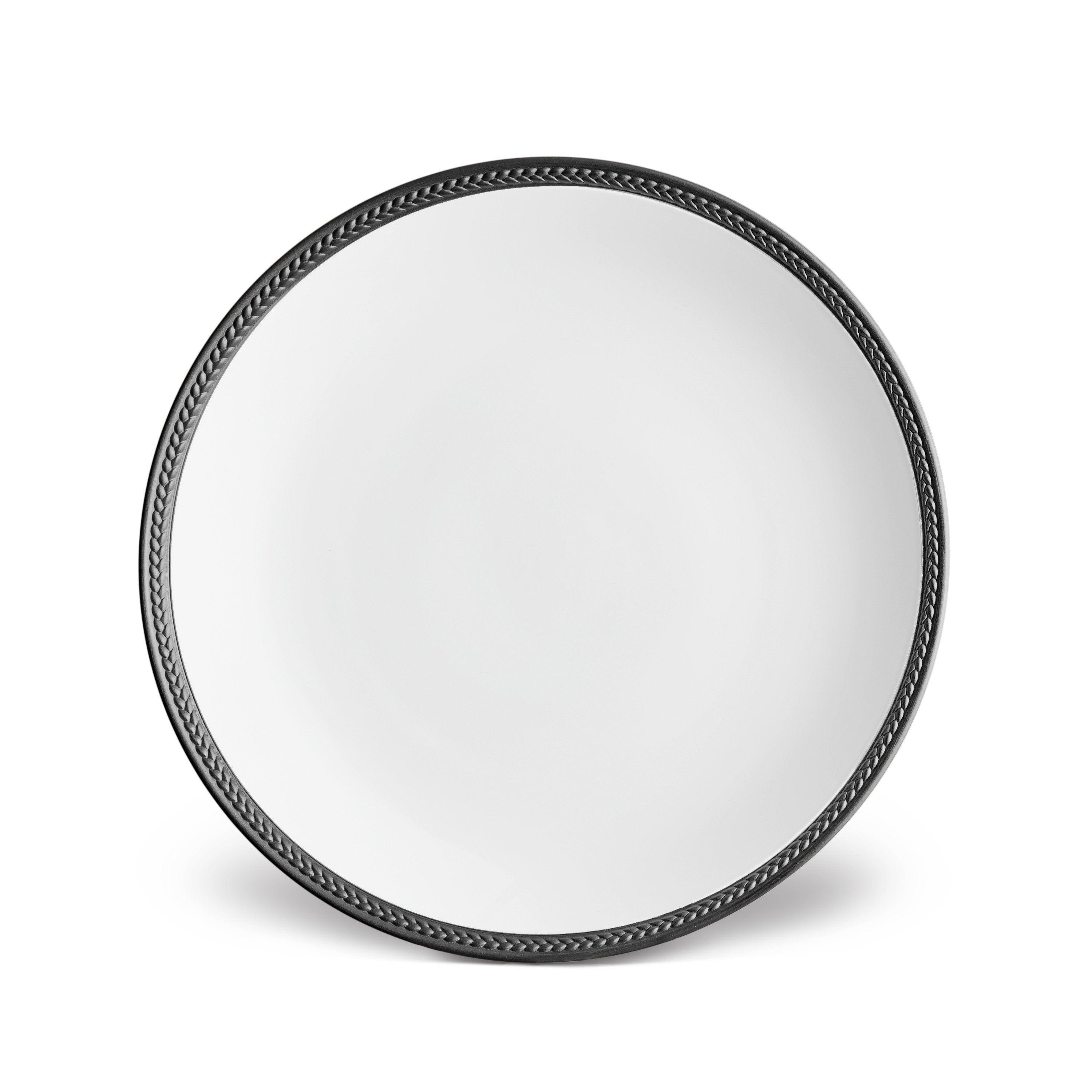 Braided Silk Dinner Plates - Elegant 10-Inch Round Ceramic Plates for Formal Dining, Wedding, and Special Occasions | Dishwasher & Microwave Safe