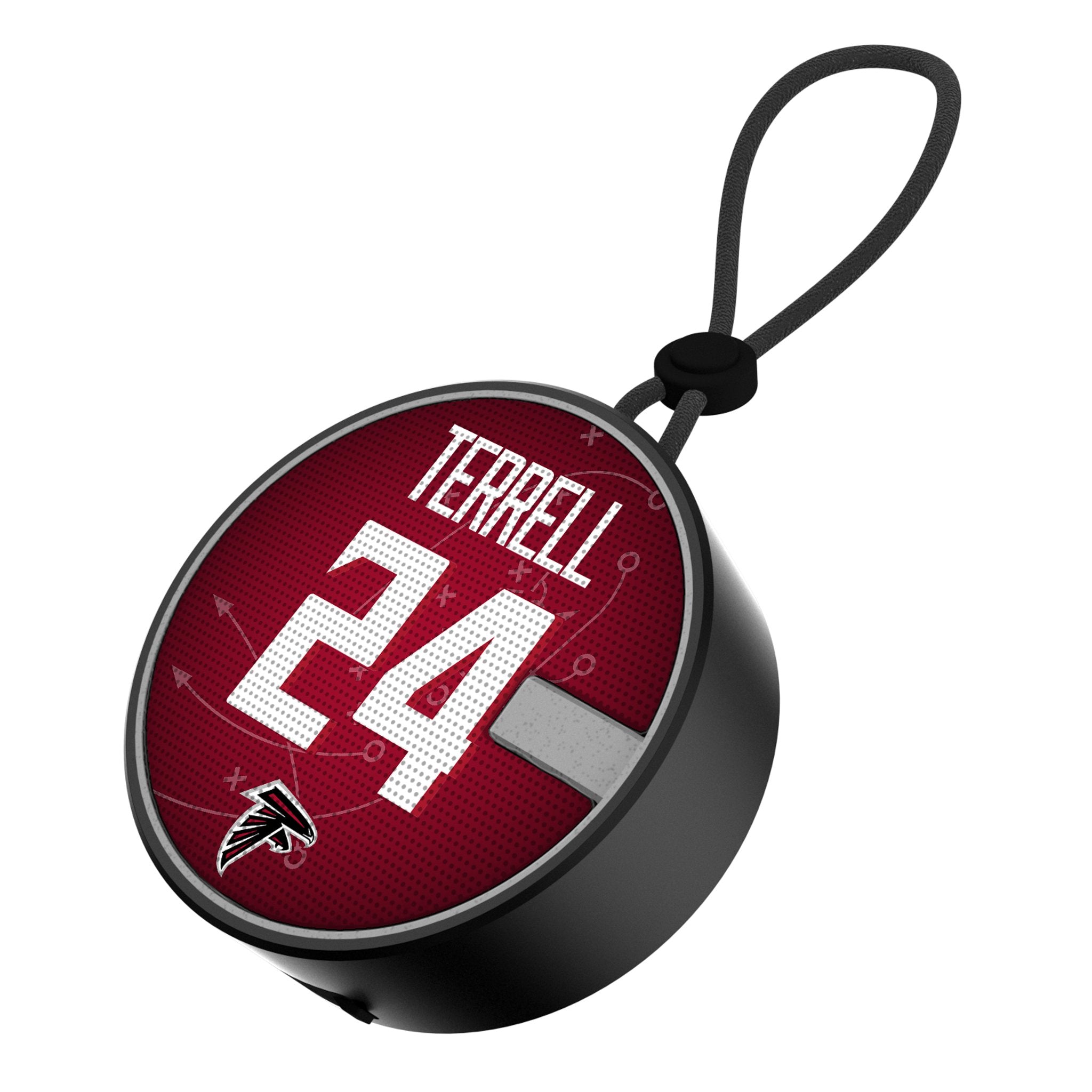 A.J. Terrell Atlanta Falcons Jersey No. 24 - NFL Football Fan Gear - Waterproof Bluetooth Speaker for Outdoor Sports & Tailgating