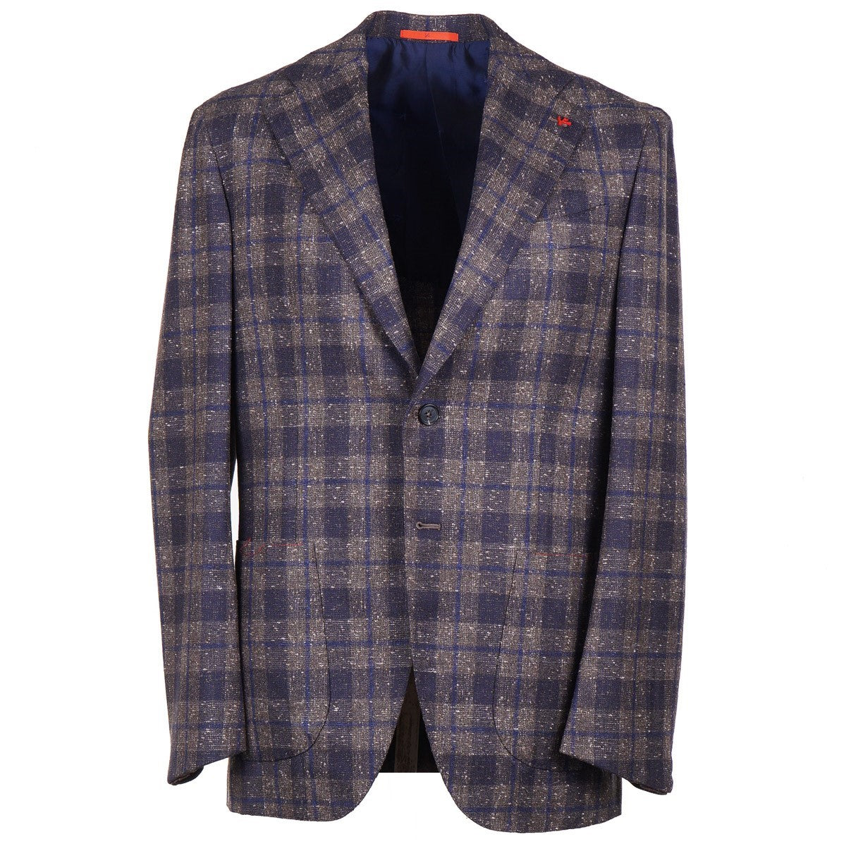 Isaia Men's Mélange Wool Silk Linen Sport Coat - Premium Italian Tailored Blazer for Business, Weddings & Formal Occasions