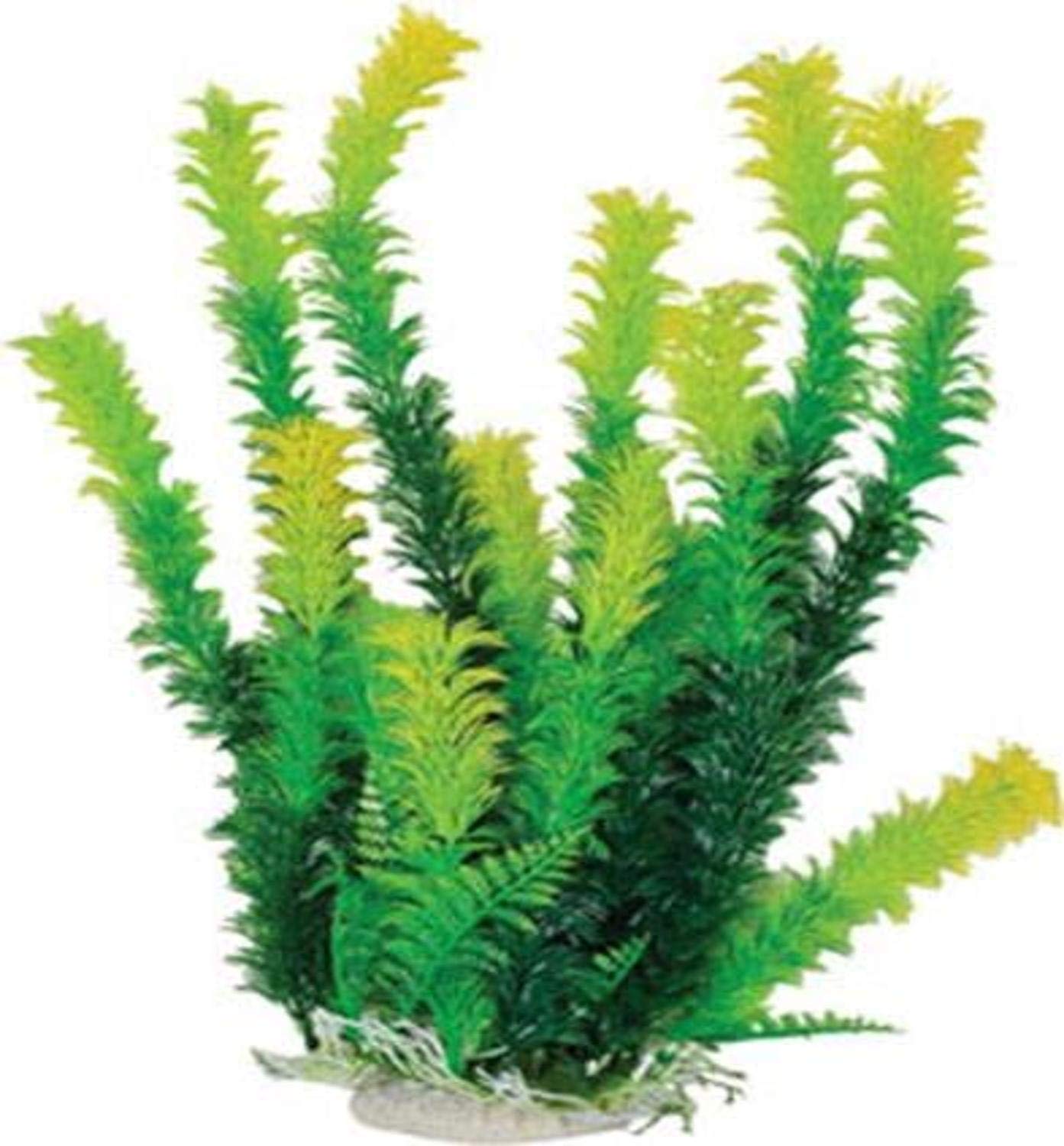 AQUATOP 16 Inch Bushy Aquatic Plant for Aquarium - Green Artificial Plant for Fish Tank Decoration - Perfect for Freshwater & Saltwater Aquariums, Terrariums, and Aquatic Landscaping