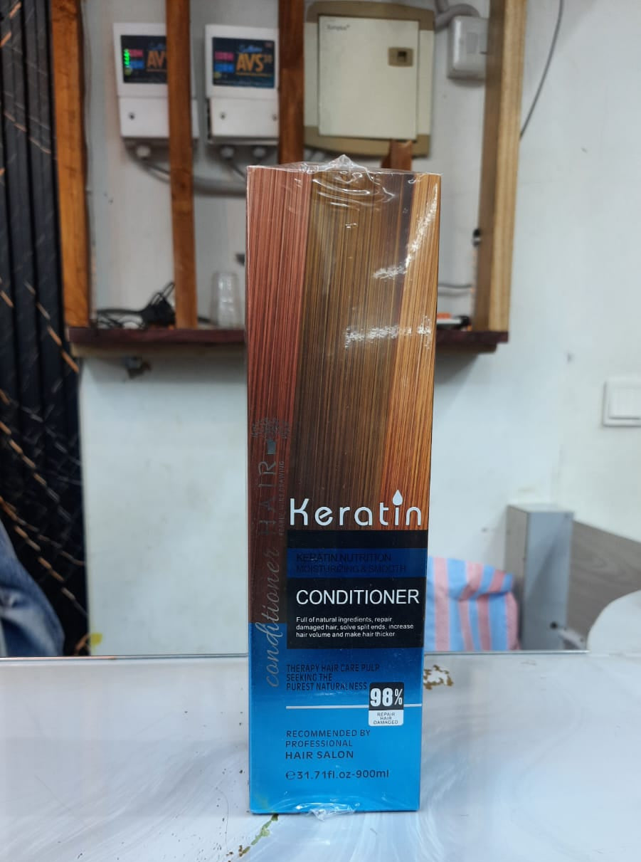 Mieu Keratin Hair Conditioner for Moisturizing & Smoothing - Deep Nourishment for Dry, Damaged Hair - Perfect for Daily Use & Salon-Quality Results at Home