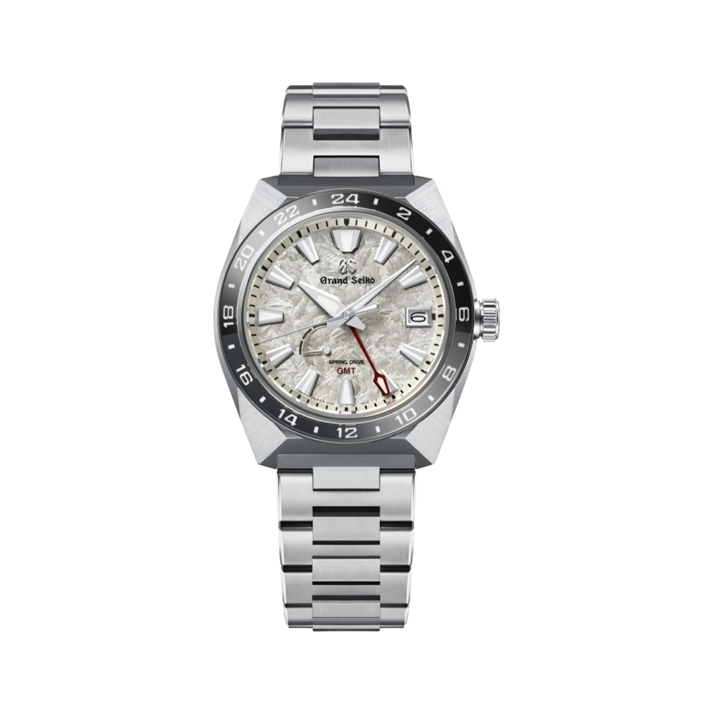 SBGE307 Sport Spring Drive GMT Titanium Watch 44.5mm Silver Bracelet - Perfect for Travel, Business & Luxury Sports Enthusiasts