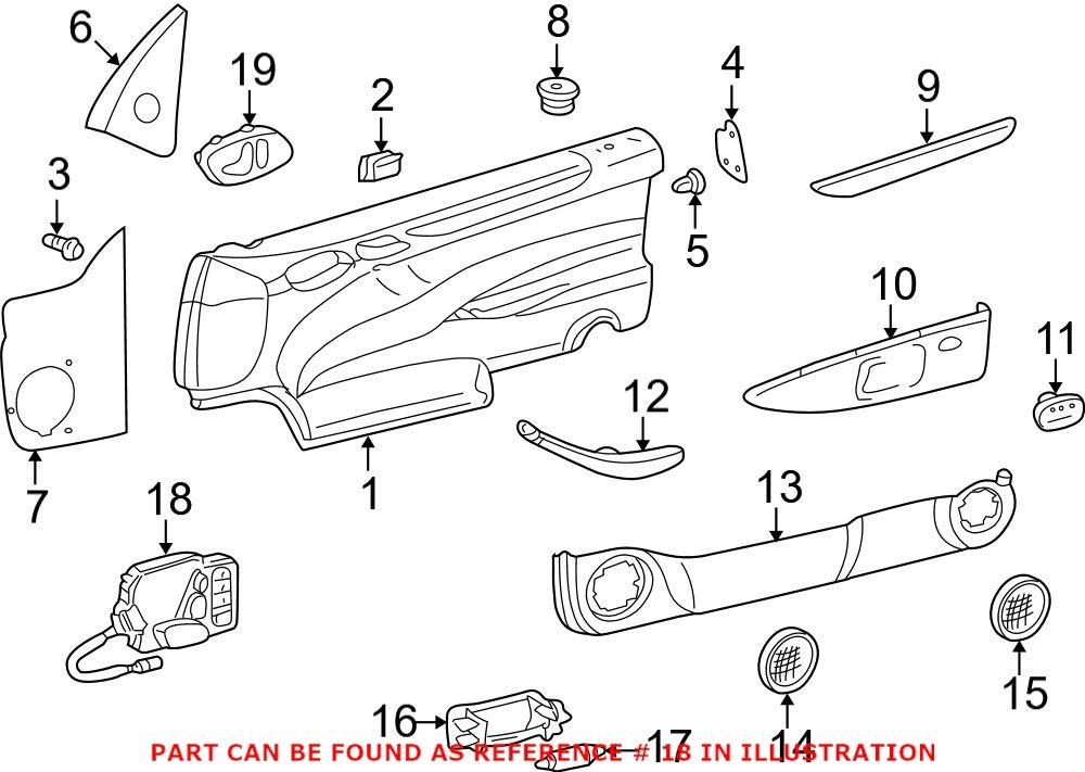 Genuine OEM Mercedes Seat Switch Panel 2108209110 - Compatible with Various Models, Easy Installation for Enhanced Comfort & Convenience - Perfect for Car Interior Upgrades & Repairs