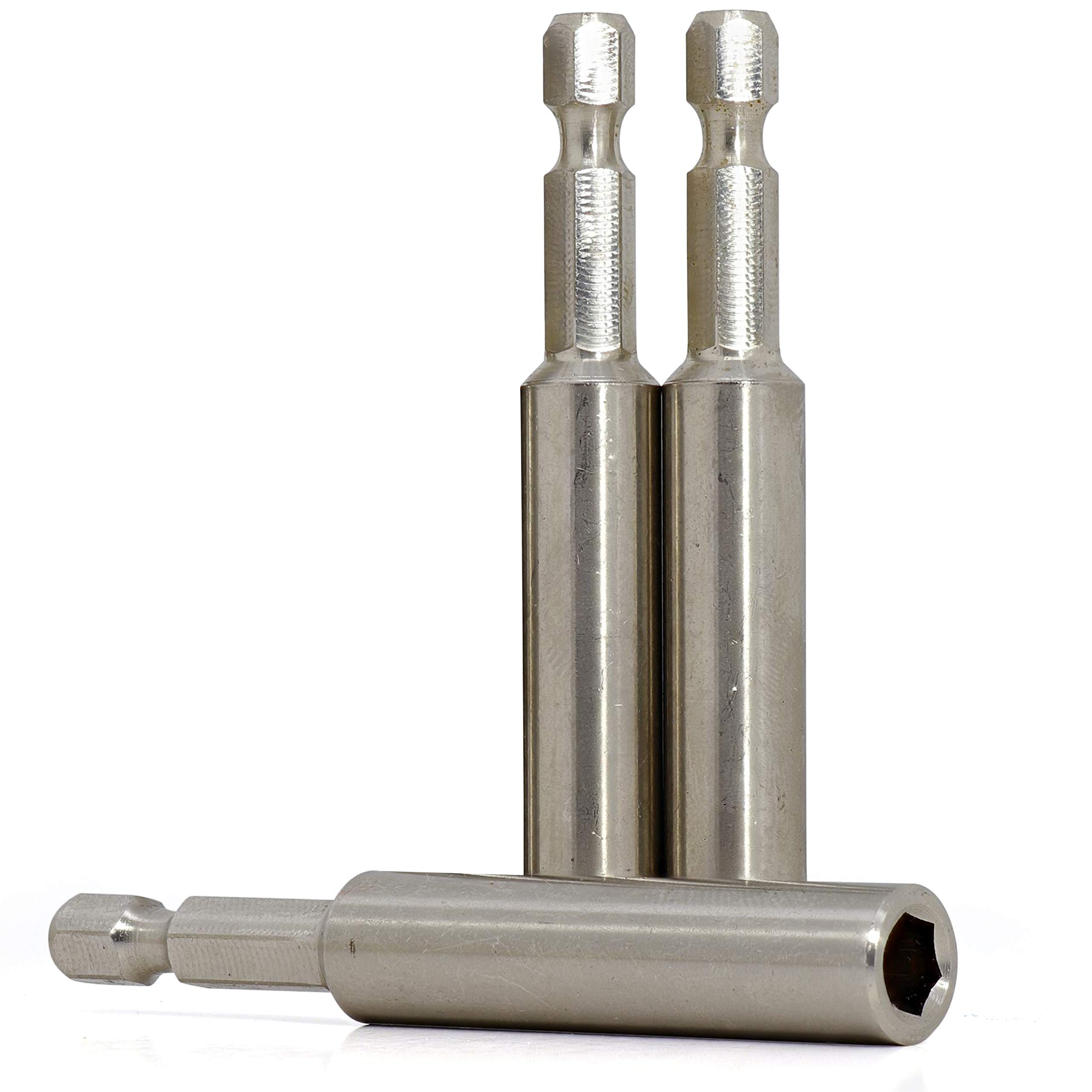 RamPro 3-Inch Stainless Steel Magnetic Bit Holder - 1/4