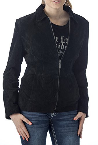 REED Women's Genuine Suede Leather Jacket - Stylish Casual & Evening Outerwear for Fall & Winter | Perfect for Date Nights, Office Wear & Outdoor Activities