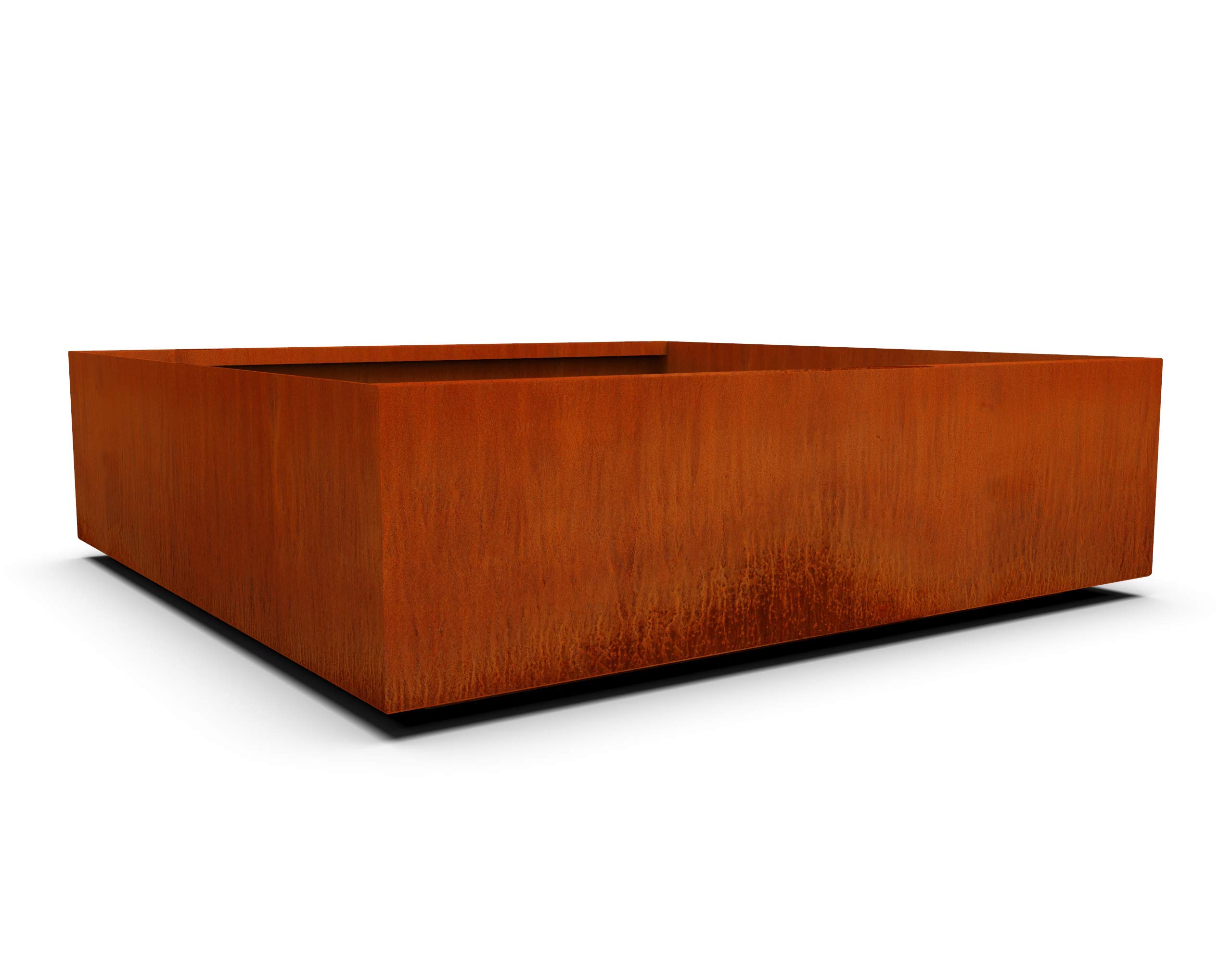 Premium Corten Steel Planter Box - Square & Cube Sizes | Modern Rustic Metal Garden Planters for Outdoor Commercial & Residential Use | Perfect for Patios, Decks, Landscaping & Urban Gardens