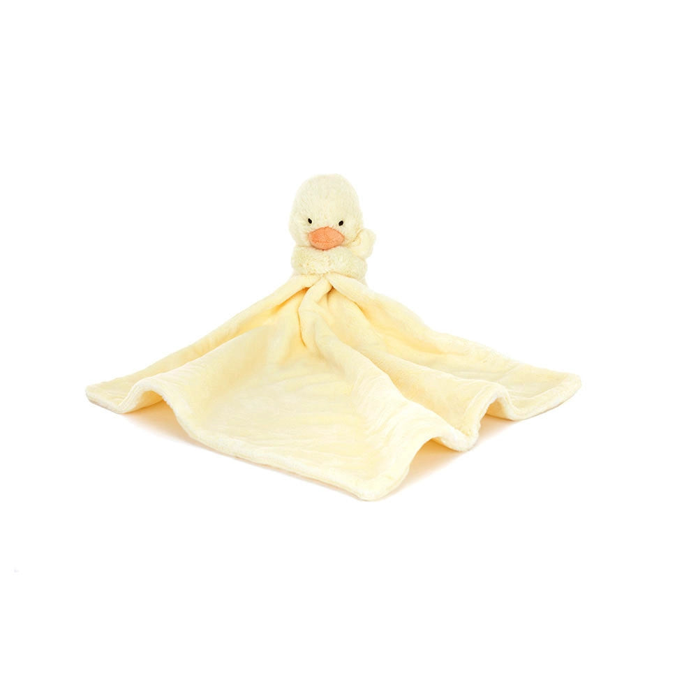 Jellycat Bashful Duckling Soother - Ultra Soft Plush Baby Comfort Toy for Newborns & Toddlers | Perfect for Nursery, Stroller, and Bedtime Cuddles