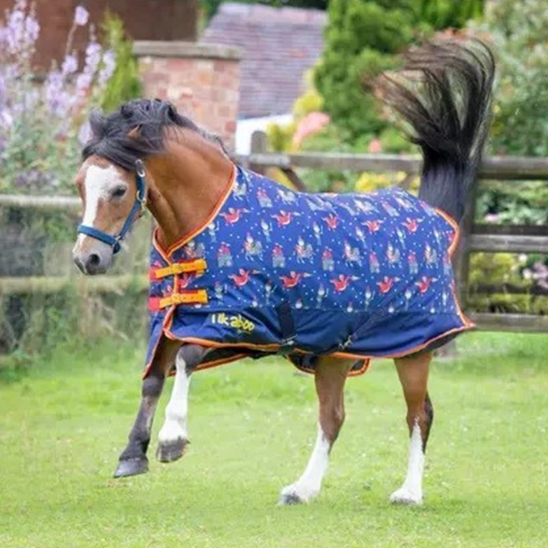 Shires Tikaboo 200 Turnout Blanket - Heavyweight Waterproof Horse Blanket for Winter - Ideal for Stable, Pasture & Riding Protection