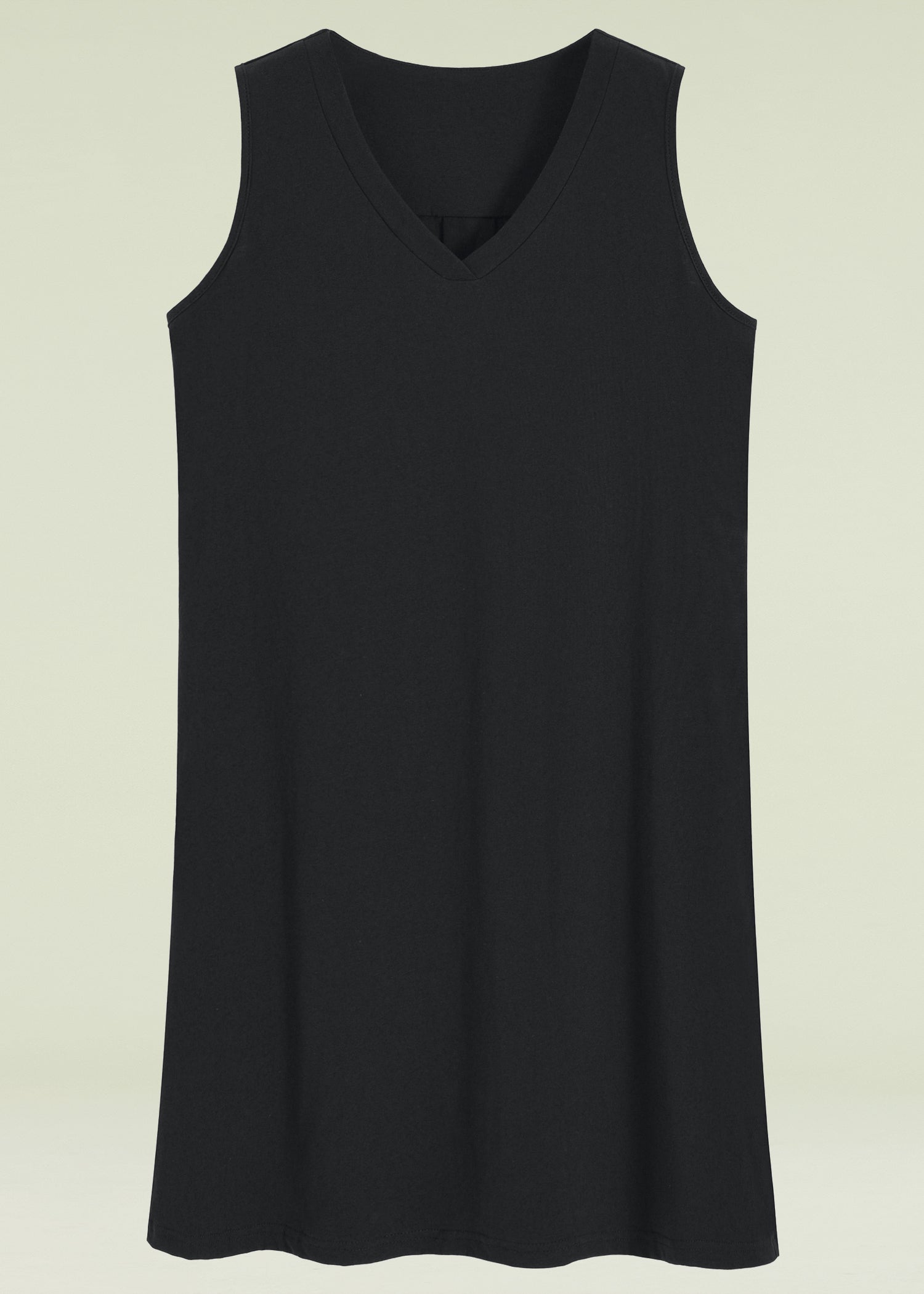 Women's Soft Cotton Sleeveless Nightgown with Pockets - Comfortable Sleepwear for Summer Nights, Lounge Wear at Home, and Travel PJs