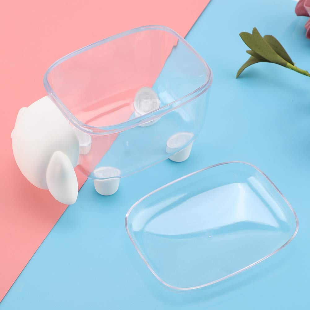 White Cosmetic Cotton & Toothpick Storage Box with Removable Dust Cover - Desk Organizer for Makeup, Skincare & Office Supplies | Keep Your Vanity & Workspace Tidy