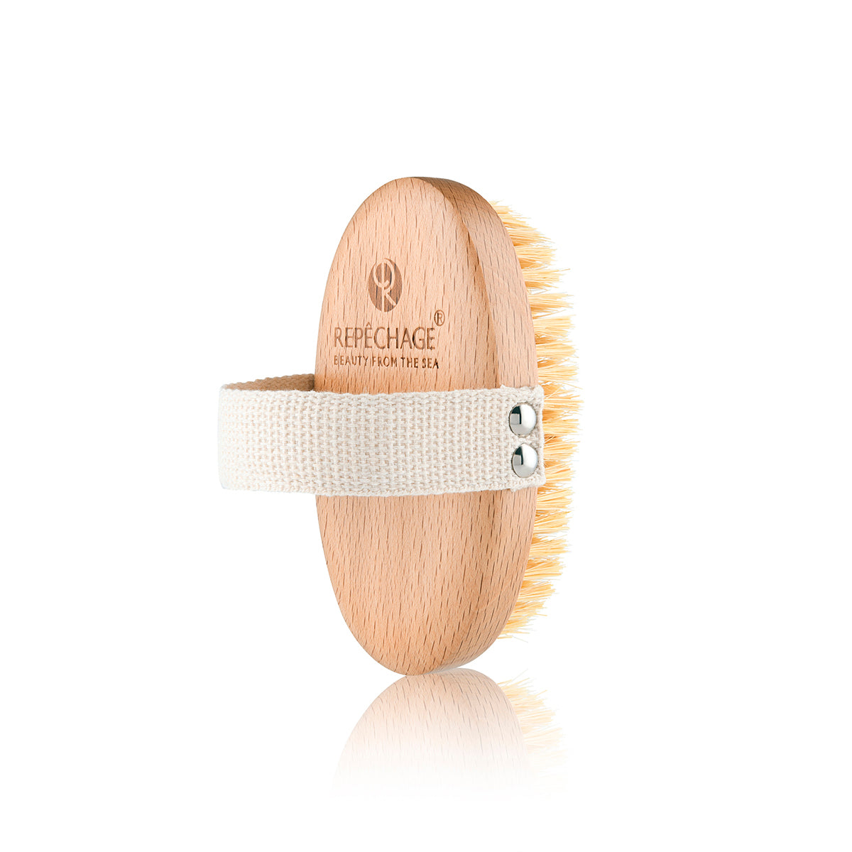 Exfoliating Dry Body Brush with Natural Cactus Bristles - Improve Circulation & Remove Dead Skin - Perfect for Pre-Shower, Spa Days & Lymphatic Drainage Massage