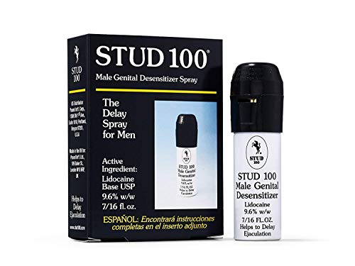 Stud 100 Spray for Men - Delay Spray for Premature Ejaculation - Last Longer in Bed - Intimate Performance Enhancer - Perfect for Couples & Spontaneous Moments
