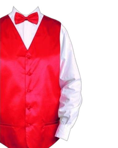 Daniel Ellissa Solid Vest Set VS801 Red for Women | Stylish Layering Outfit for Office, Party & Casual Wear