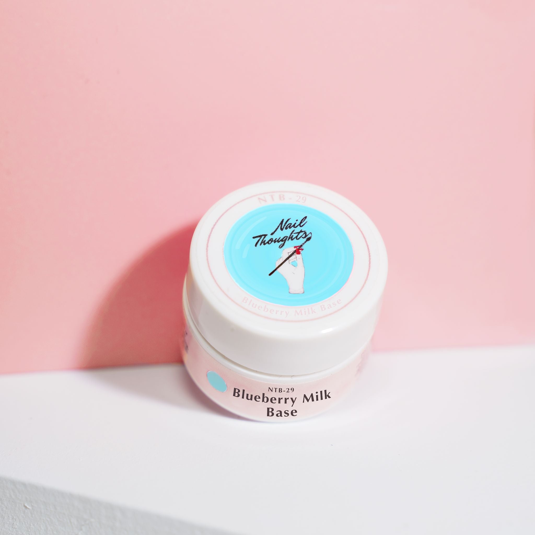 Nail Thoughts POT NTB 29 Blueberry Milk Nail Polish Base Coat 8g - Perfect for French Manicure & Gel Nail Art Designs