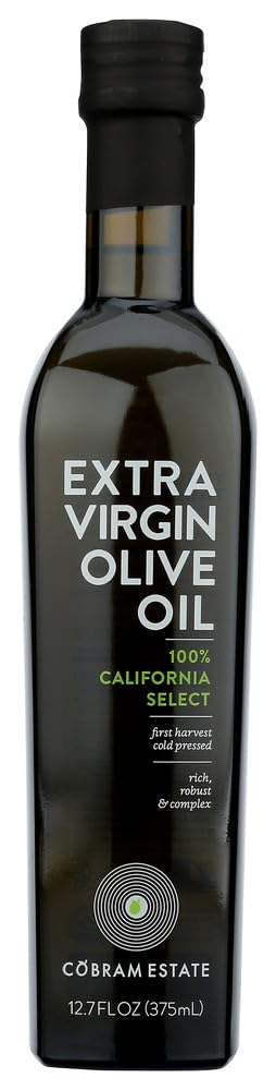 Premium Extra Virgin Olive Oil - Cobram Estate California Select 375ml (Pack of 6) | Cold Pressed, High Polyphenol | Perfect for Salads, Cooking & Gourmet Recipes